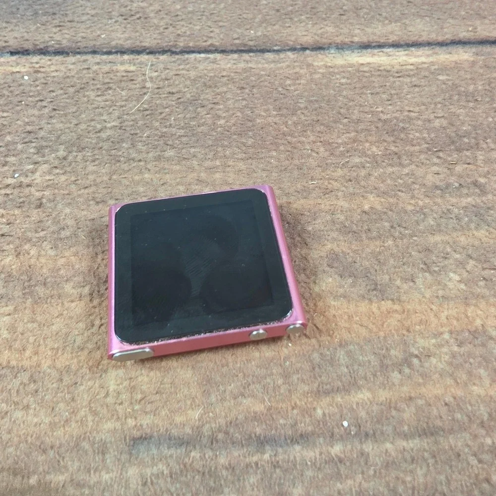 Apple iPod Nano 6th Gen Media Player Pink Fair For Parts or Repair A1366